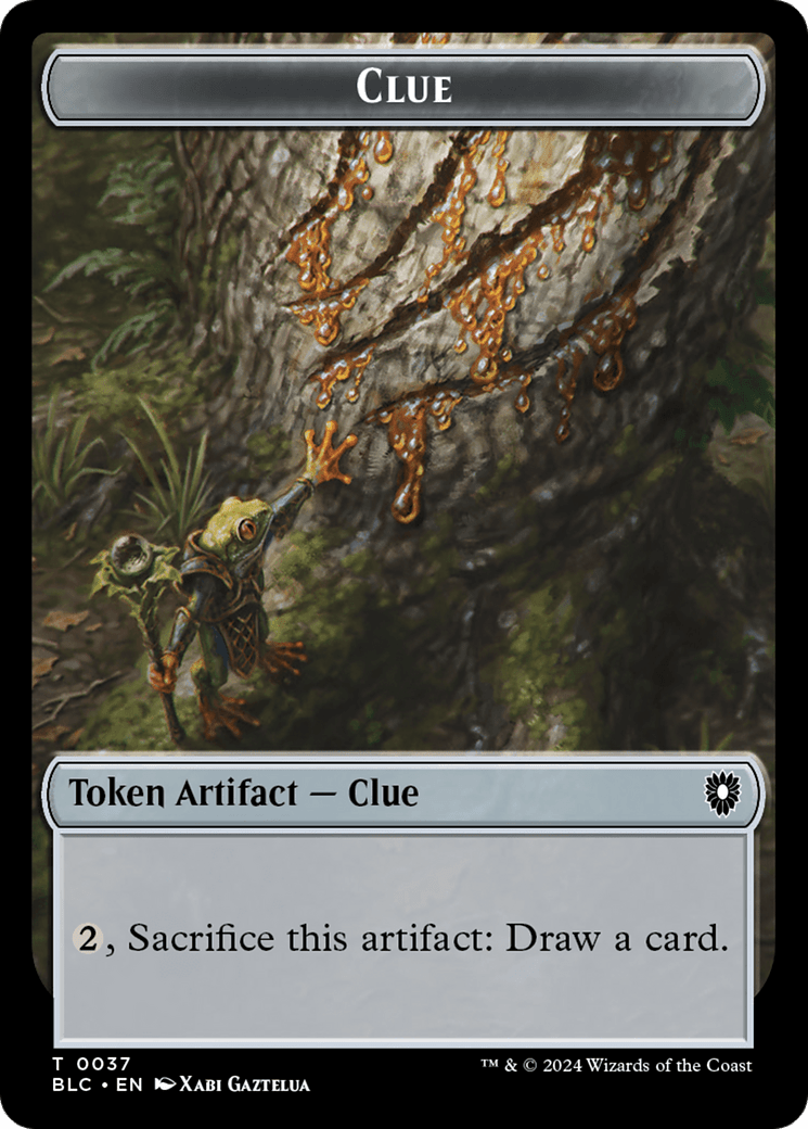 Eldrazi // Clue Double-Sided Token [Bloomburrow Commander Tokens] MTG Single Magic: The Gathering  | Multizone: Comics And Games