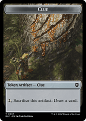 Eldrazi // Clue Double-Sided Token [Bloomburrow Commander Tokens] MTG Single Magic: The Gathering  | Multizone: Comics And Games