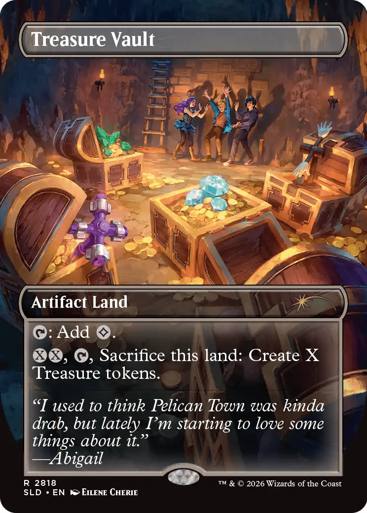 Treasure Vault (Borderless) [The Hobbit: Eternal-Legal] MTG Single Magic: The Gathering  | Multizone: Comics And Games