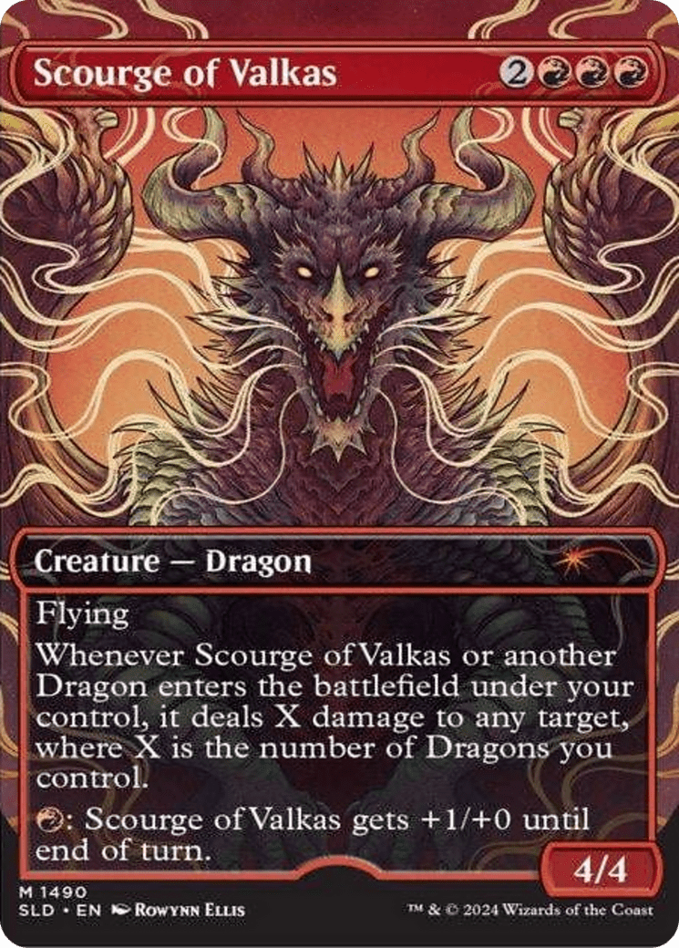 Scourge of Valkas (Rainbow Foil) [Secret Lair Drop Series] MTG Single Magic: The Gathering  | Multizone: Comics And Games