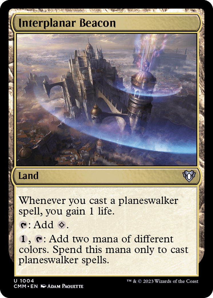 Interplanar Beacon [Commander Masters] MTG Single Magic: The Gathering  | Multizone: Comics And Games