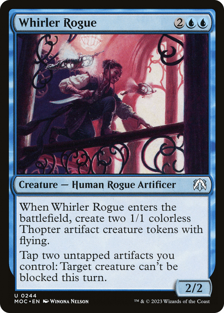 Whirler Rogue [March of the Machine Commander] MTG Single Magic: The Gathering  | Multizone: Comics And Games