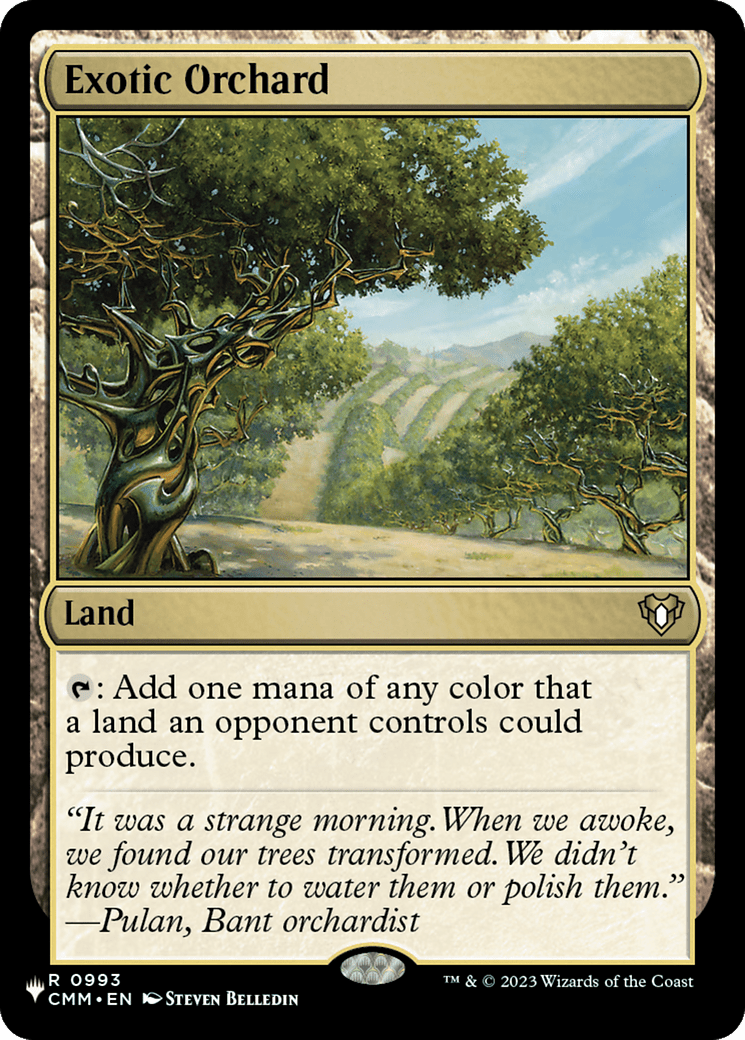 Exotic Orchard (CMM) [The List] MTG Single Magic: The Gathering  | Multizone: Comics And Games