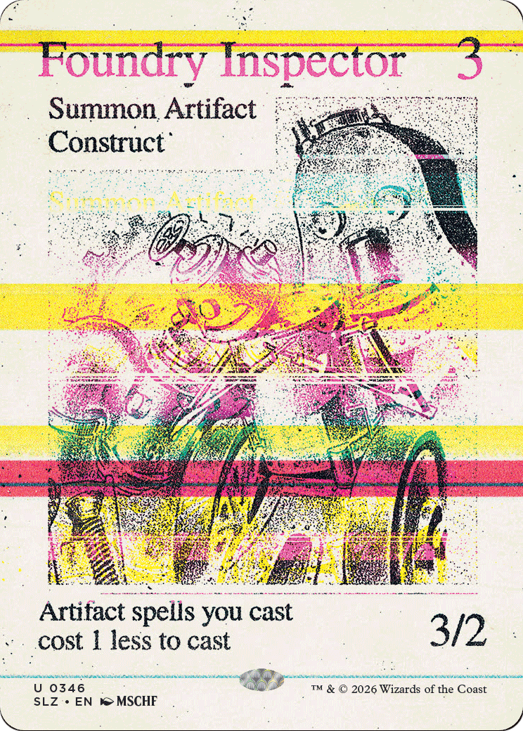 Foundry Inspector (0346) [Secret Lair x MSCHF: The Zeta Set] MTG Single Magic: The Gathering  | Multizone: Comics And Games