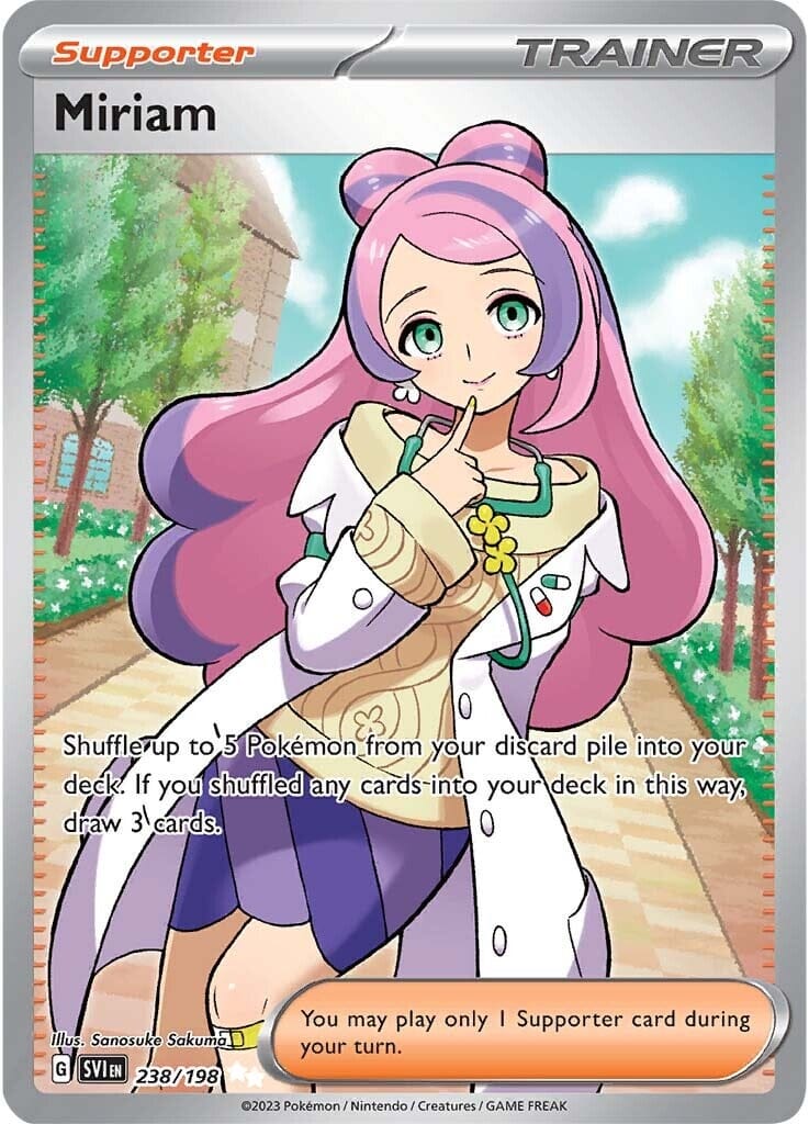 Miriam (238/198) [Scarlet & Violet: Base Set] Pokemon Single Pokémon  | Multizone: Comics And Games