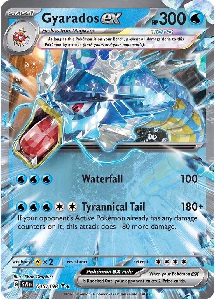 Gyarados ex (045/198) [Scarlet & Violet: Base Set] Pokemon Single Pokémon  | Multizone: Comics And Games