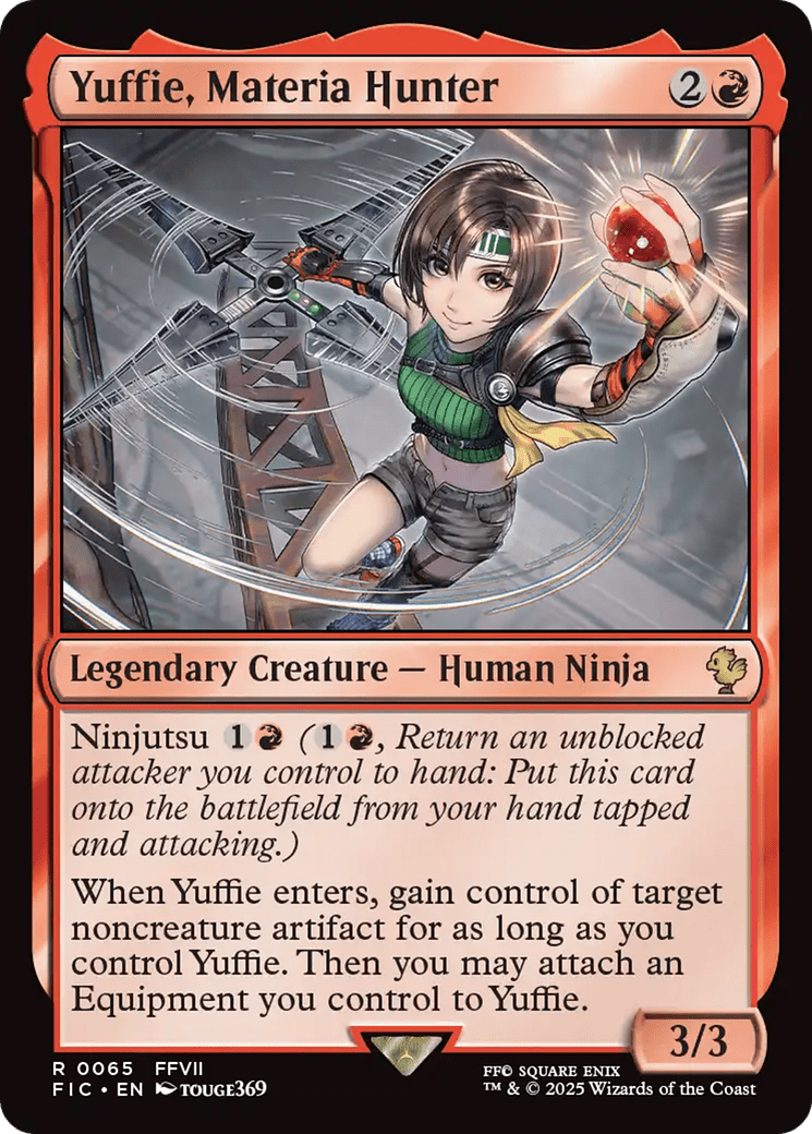 Yuffie, Materia Hunter [FINAL FANTASY Commander] MTG Single Magic: The Gathering  | Multizone: Comics And Games
