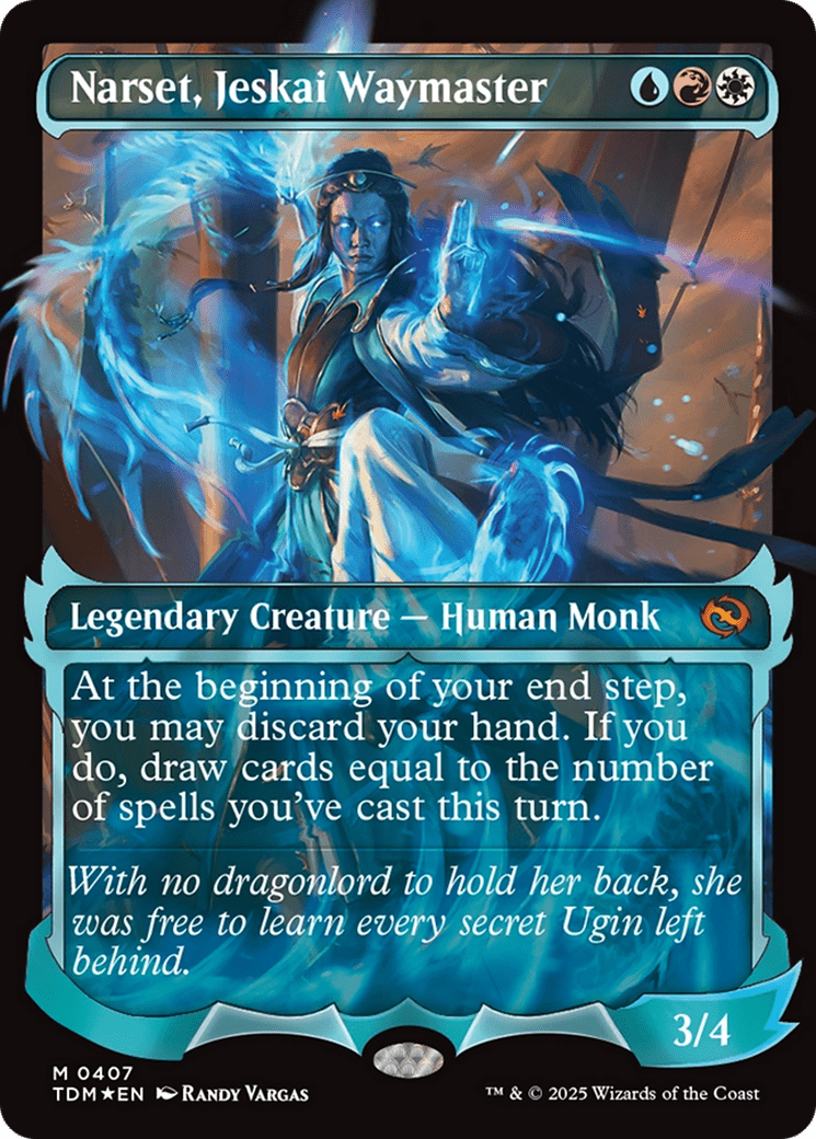 Narset, Jeskai Waymaster (Showcase) [Tarkir: Dragonstorm] MTG Single Magic: The Gathering  | Multizone: Comics And Games