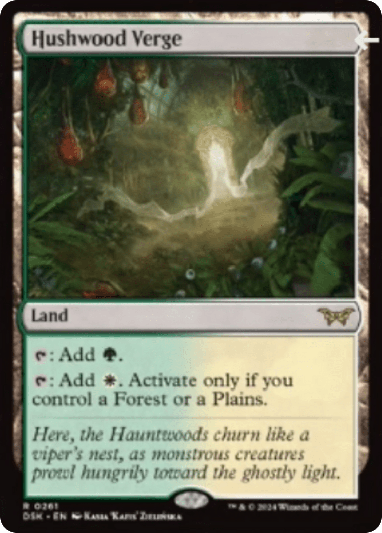 Hushwood Verge [Duskmourn: House of Horror] MTG Single Magic: The Gathering  | Multizone: Comics And Games