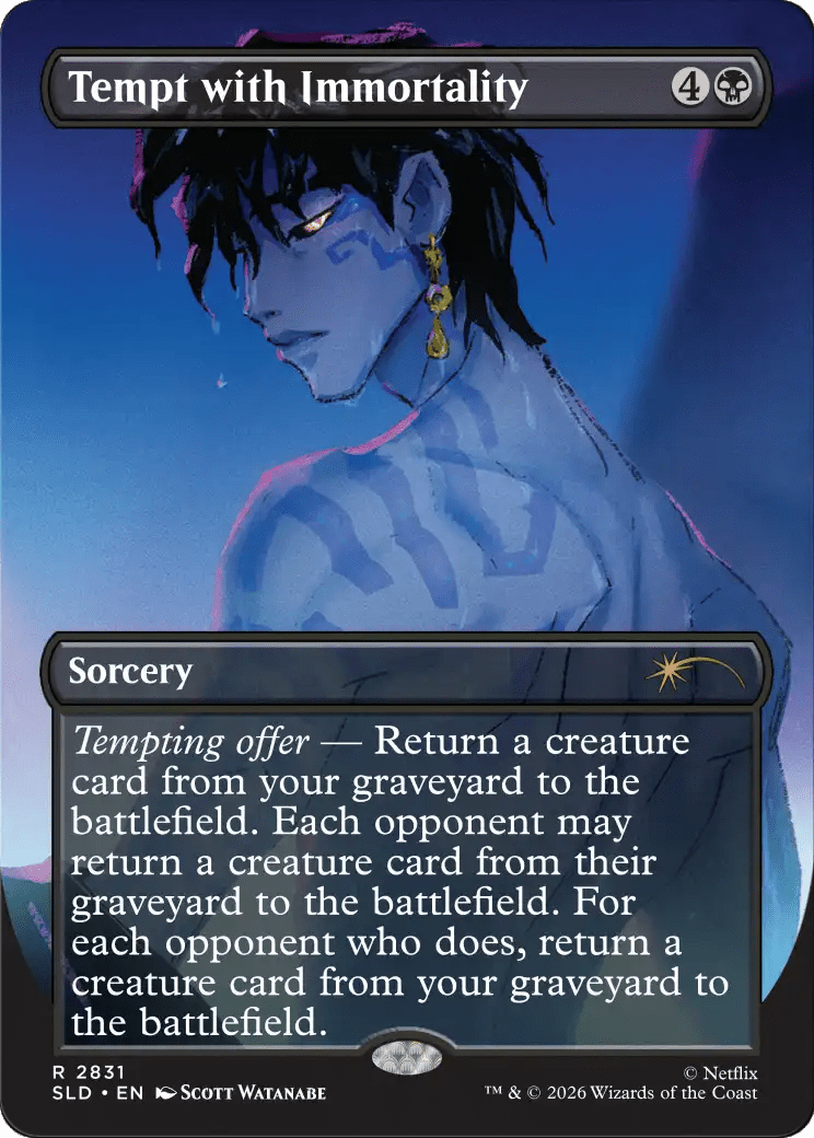 Tempt with Immortality [Secret Lair Drop Series] MTG Single Magic: The Gathering  | Multizone: Comics And Games