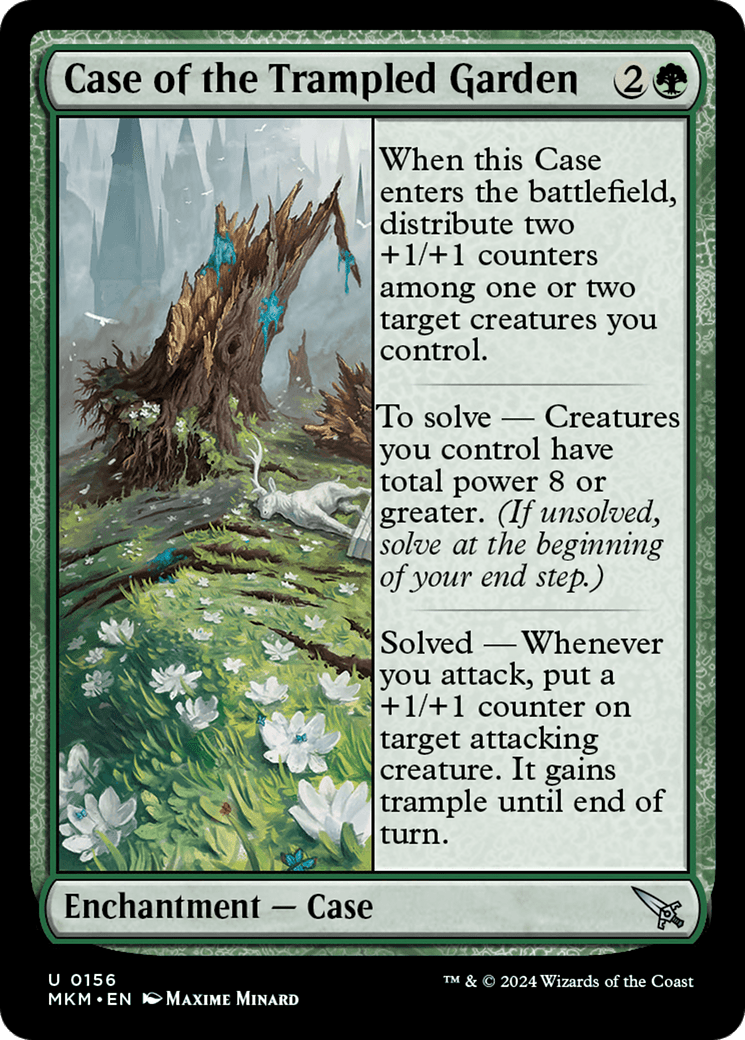 Case of the Trampled Garden [Murders at Karlov Manor] MTG Single Magic: The Gathering  | Multizone: Comics And Games