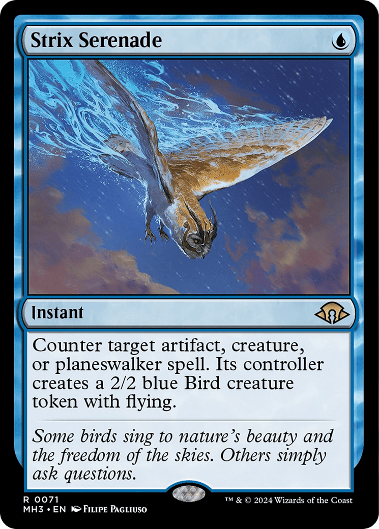 Strix Serenade [Modern Horizons 3] MTG Single Magic: The Gathering  | Multizone: Comics And Games