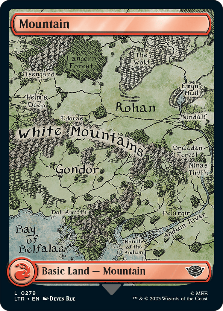 Mountain (279) [The Lord of the Rings: Tales of Middle-Earth] MTG Single Magic: The Gathering  | Multizone: Comics And Games