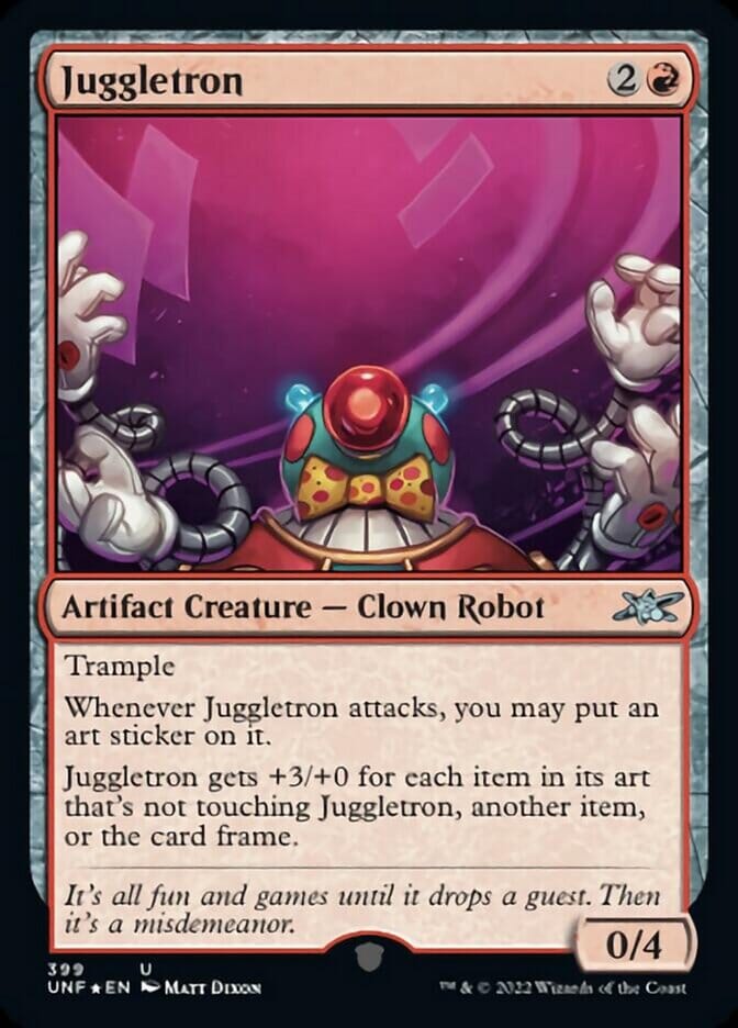 Juggletron (Galaxy Foil) [Unfinity] MTG Single Magic: The Gathering  | Multizone: Comics And Games