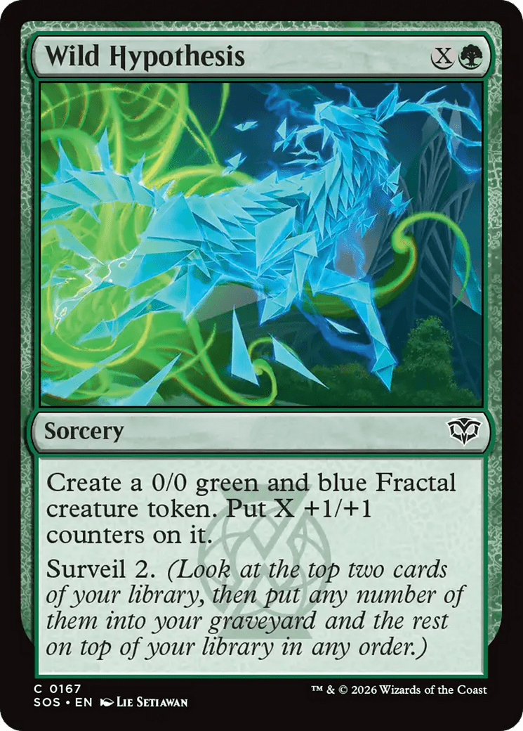 Wild Hypothesis [Secrets of Strixhaven] MTG Single Magic: The Gathering  | Multizone: Comics And Games