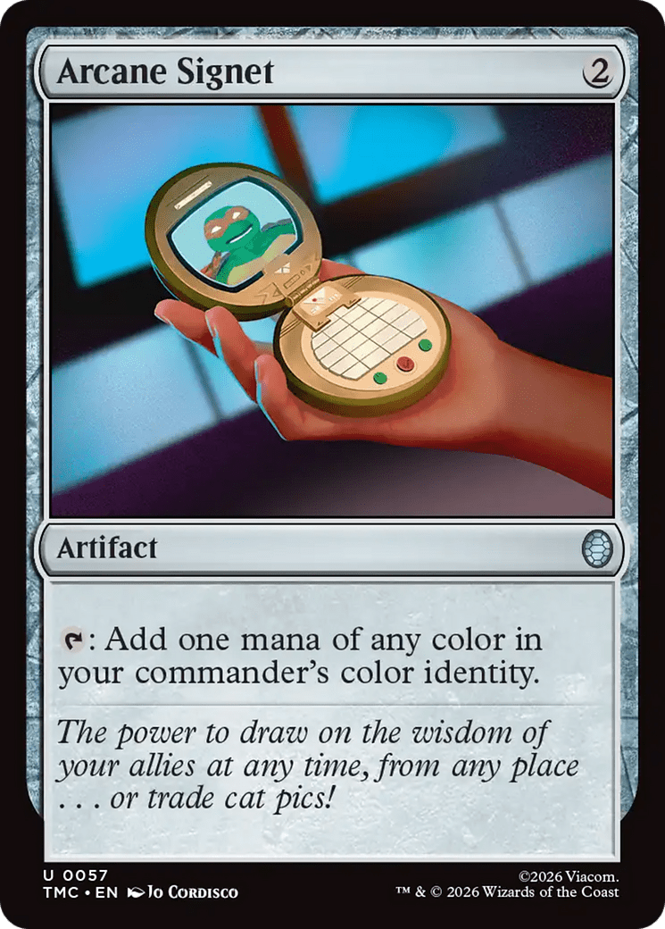Arcane Signet [Teenage Mutant Ninja Turtles Commander] MTG Single Magic: The Gathering  | Multizone: Comics And Games