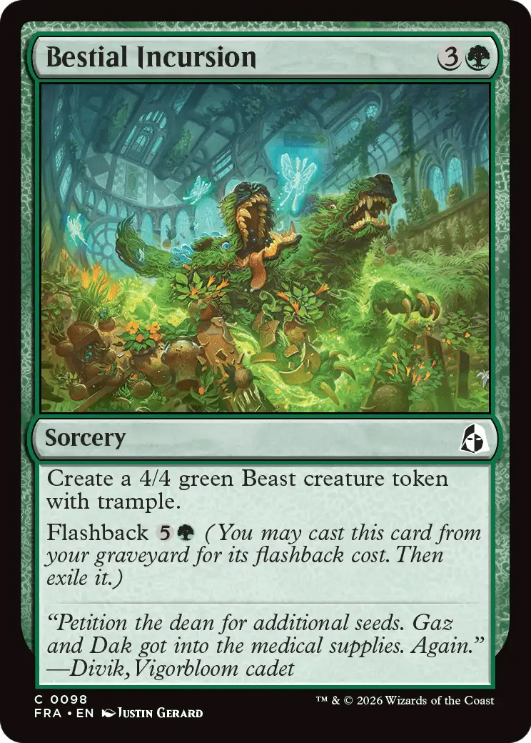 Bestial Incursion [Reality Fracture] MTG Single Magic: The Gathering  | Multizone: Comics And Games