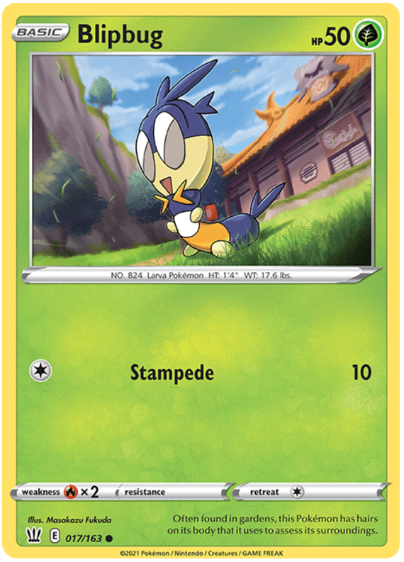 Blipbug (017/163) [Sword & Shield: Battle Styles] Pokemon Single Pokémon  | Multizone: Comics And Games
