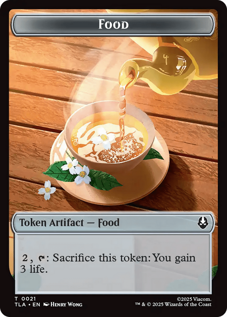 Monk // Food (0021) Double-Sided Token [Avatar: The Last Airbender Tokens] MTG Single Magic: The Gathering  | Multizone: Comics And Games