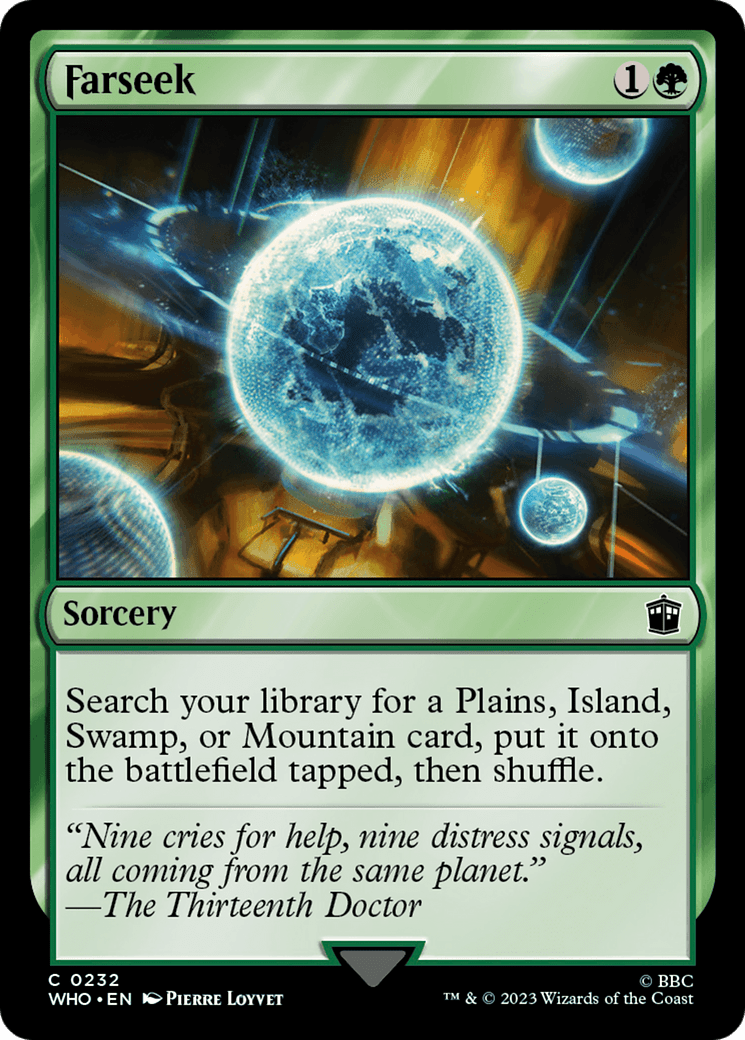 Farseek [Doctor Who] MTG Single Magic: The Gathering  | Multizone: Comics And Games