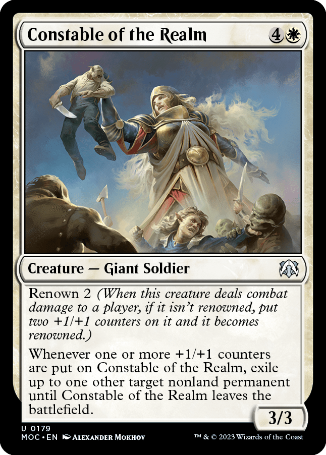 Constable of the Realm [March of the Machine Commander] MTG Single Magic: The Gathering  | Multizone: Comics And Games