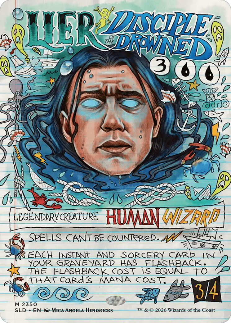 Lier, Disciple of the Drowned [Secret Lair Drop Series] MTG Single Magic: The Gathering  | Multizone: Comics And Games