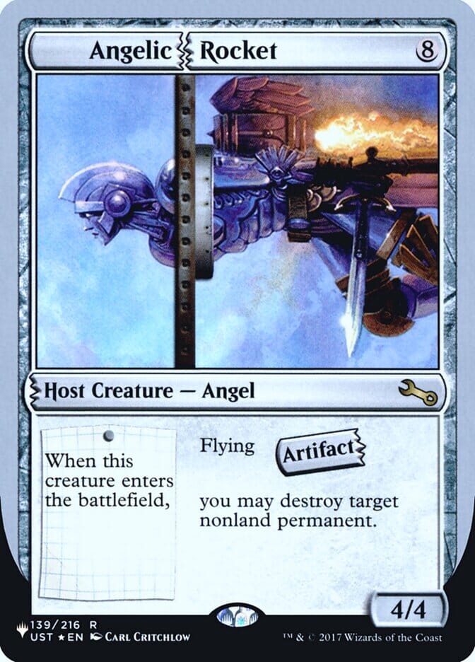 Angelic Rocket (Unfinity Foil Edition) [The List] MTG Single Magic: The Gathering  | Multizone: Comics And Games