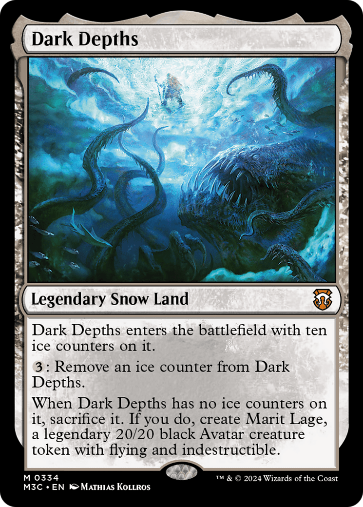 Dark Depths (Ripple Foil) [Modern Horizons 3 Commander] MTG Single Magic: The Gathering  | Multizone: Comics And Games