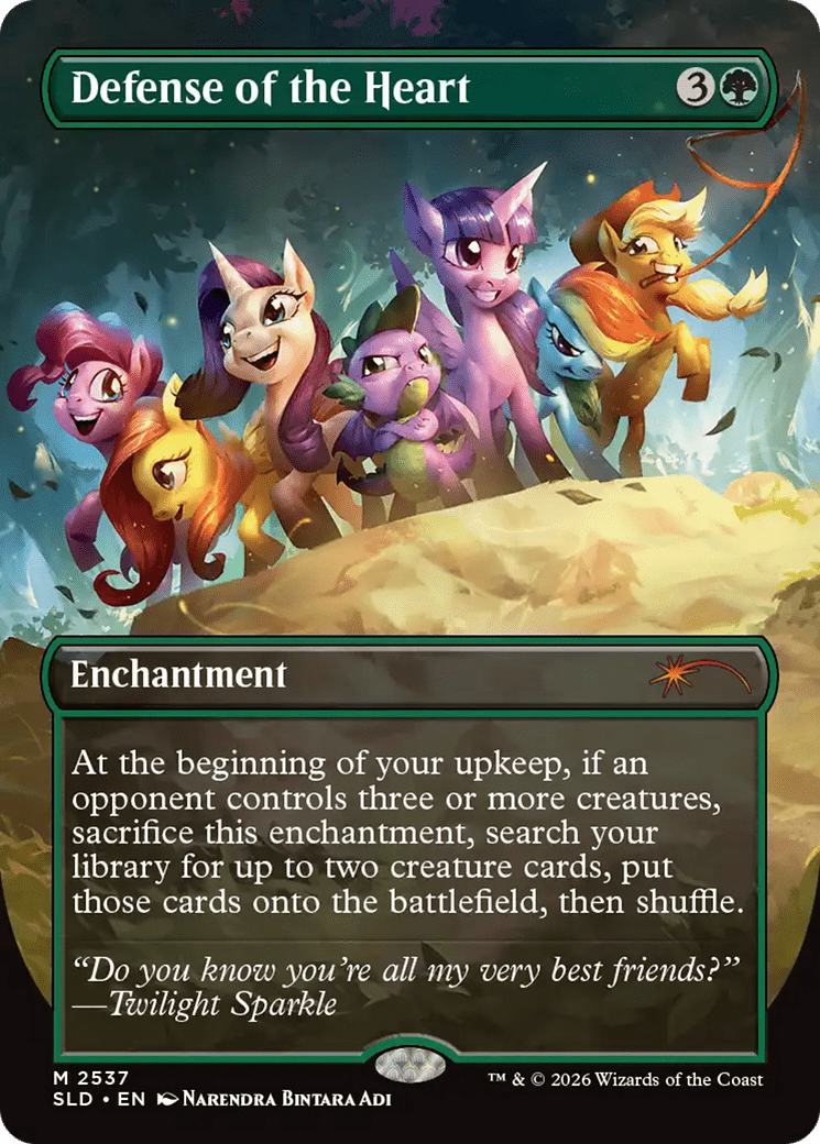 Defense of the Heart [Secret Lair Drop Series] MTG Single Magic: The Gathering  | Multizone: Comics And Games
