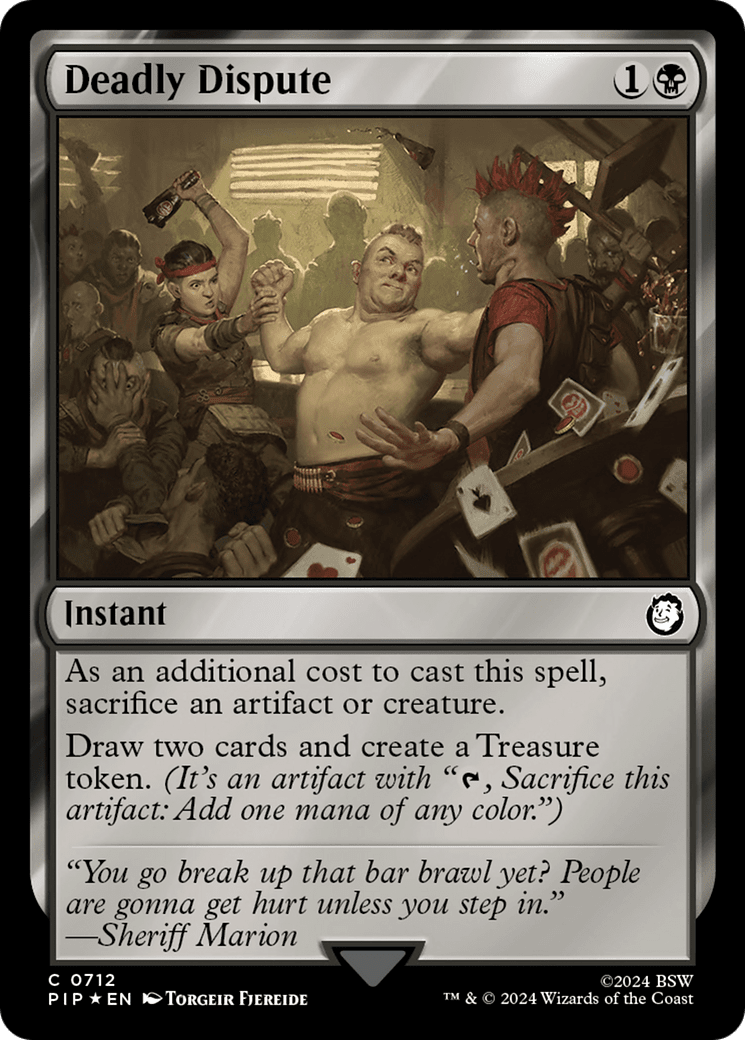 Deadly Dispute (Surge Foil) [Fallout] MTG Single Magic: The Gathering  | Multizone: Comics And Games