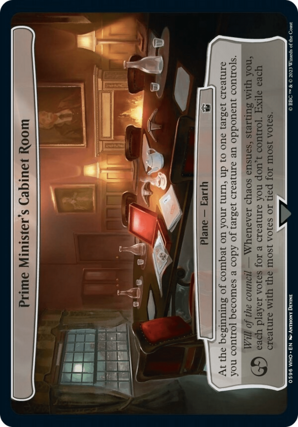 Prime Minister's Cabinet Room [Doctor Who] MTG Single Magic: The Gathering  | Multizone: Comics And Games