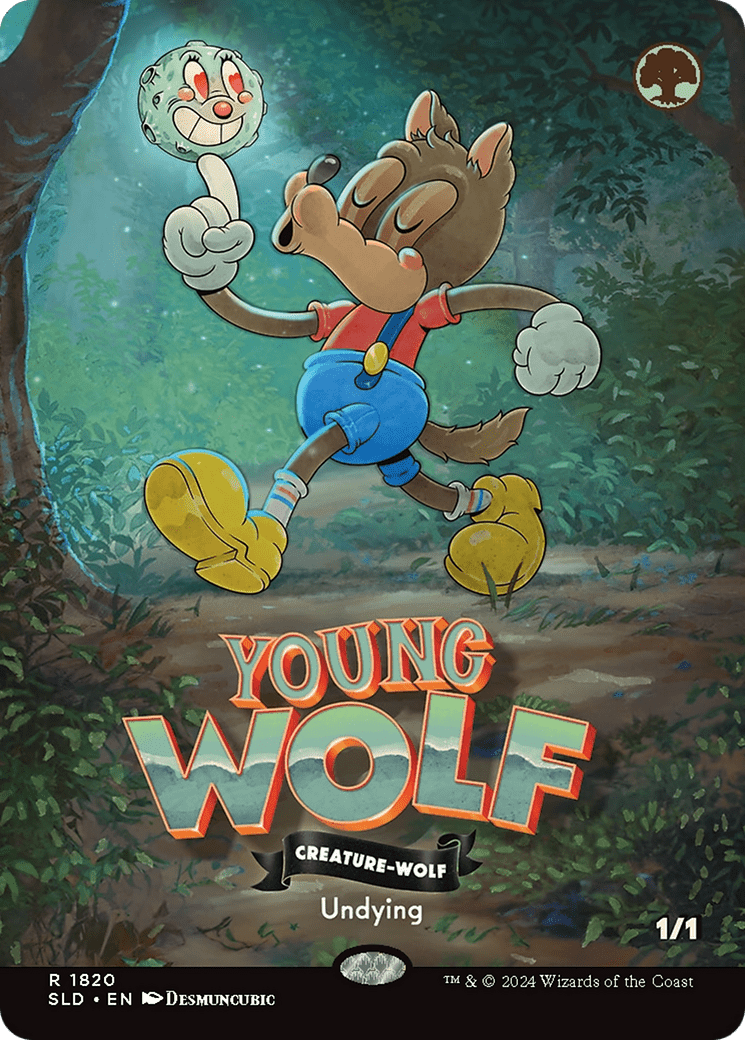 Young Wolf [Secret Lair Drop Series] MTG Single Magic: The Gathering  | Multizone: Comics And Games