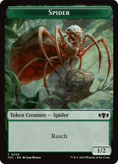 Wall // Spider Double-Sided Token [Tarkir: Dragonstorm Commander Tokens] MTG Single Magic: The Gathering  | Multizone: Comics And Games