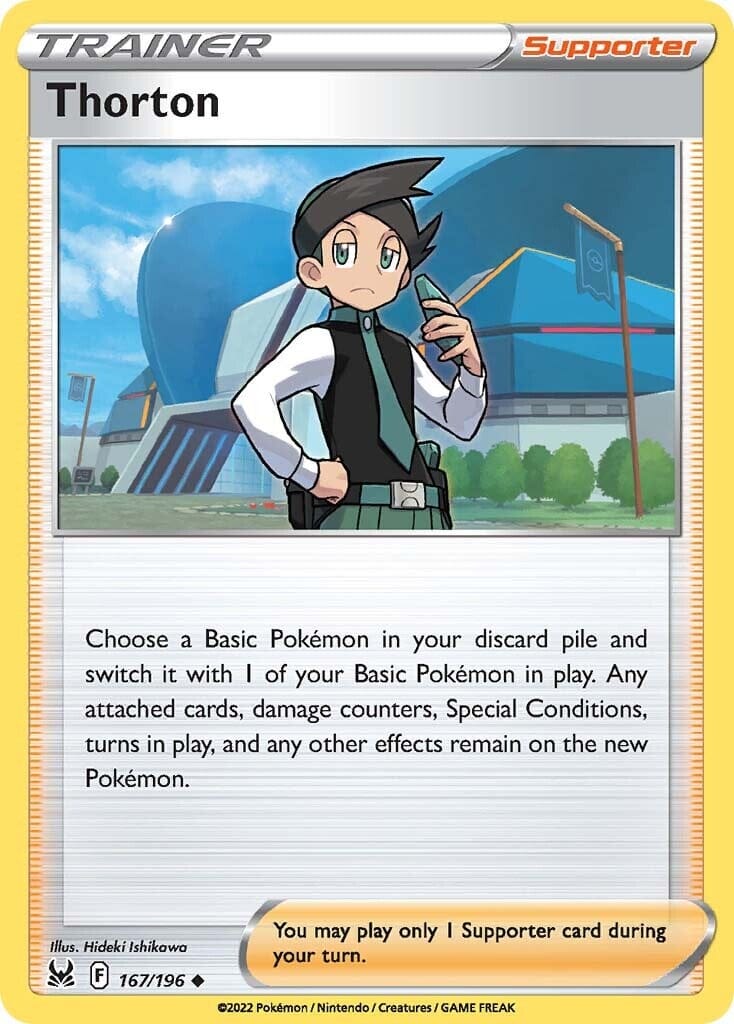 Thorton (167/196) [Sword & Shield: Lost Origin] Pokemon Single Pokémon  | Multizone: Comics And Games