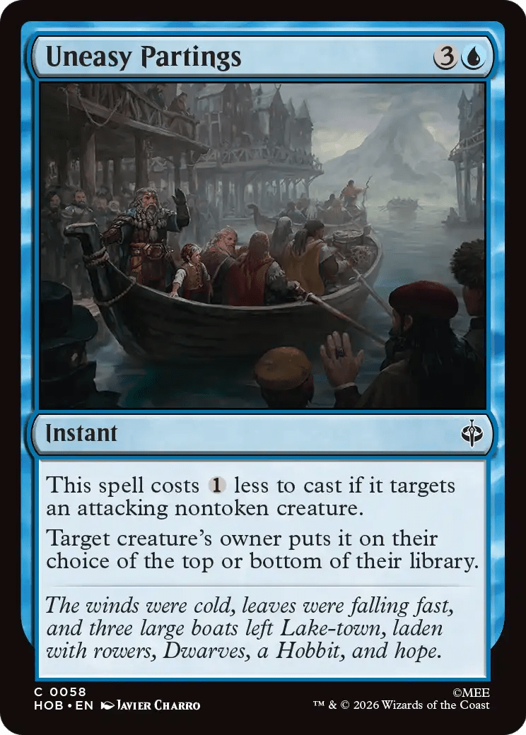 Uneasy Partings [The Hobbit] MTG Single Magic: The Gathering  | Multizone: Comics And Games