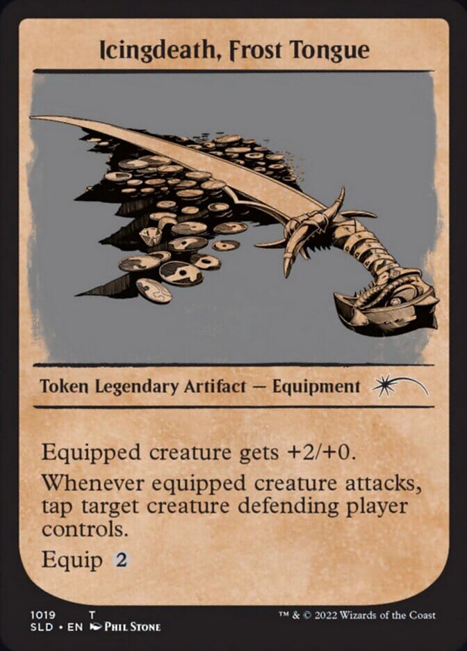 Icingdeath, Frost Tongue (Showcase) [Secret Lair Drop Series] MTG Single Magic: The Gathering  | Multizone: Comics And Games