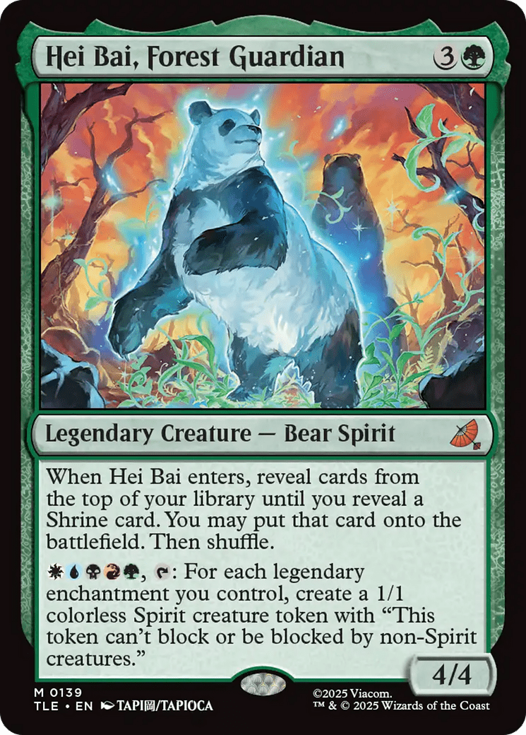 Hei Bai, Forest Guardian [Avatar: The Last Airbender: Eternal-Legal] MTG Single Magic: The Gathering  | Multizone: Comics And Games
