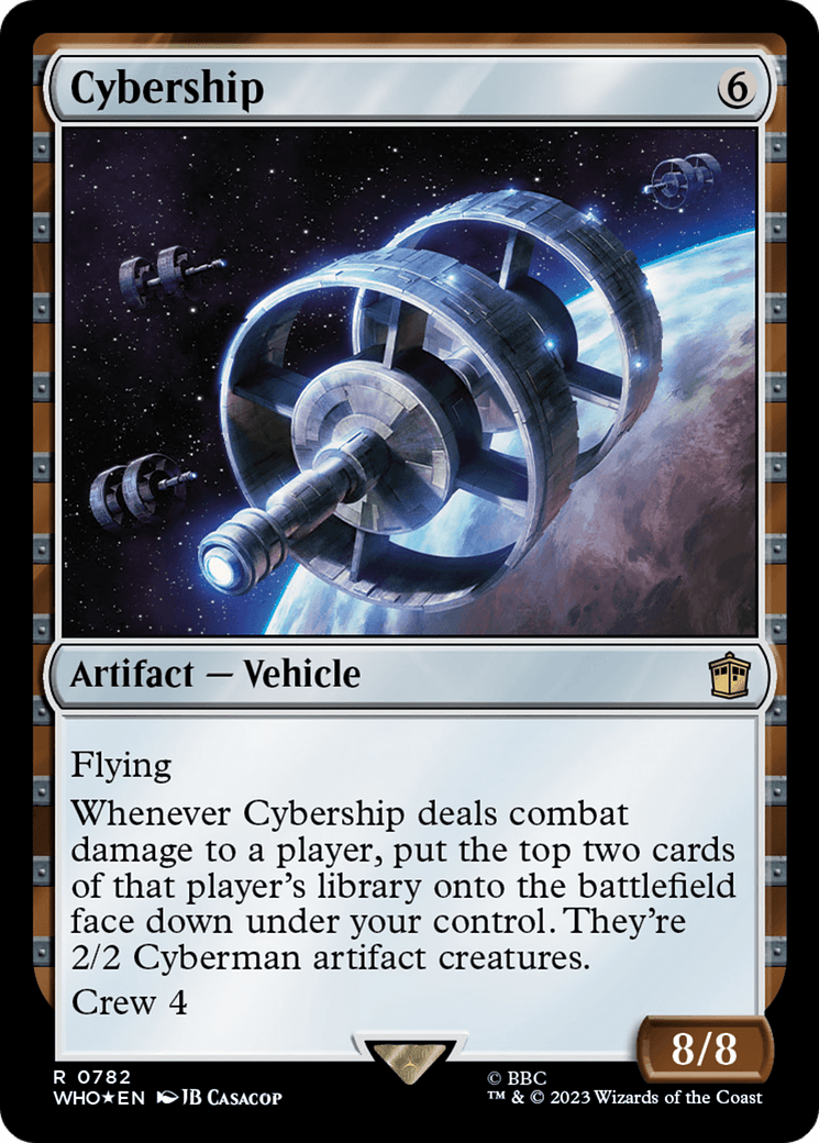 Cybership (Surge Foil) [Doctor Who] MTG Single Magic: The Gathering  | Multizone: Comics And Games
