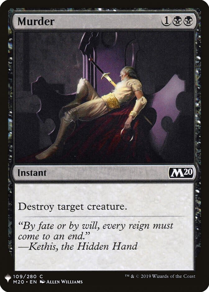 Murder [Mystery Booster] MTG Single Magic: The Gathering  | Multizone: Comics And Games