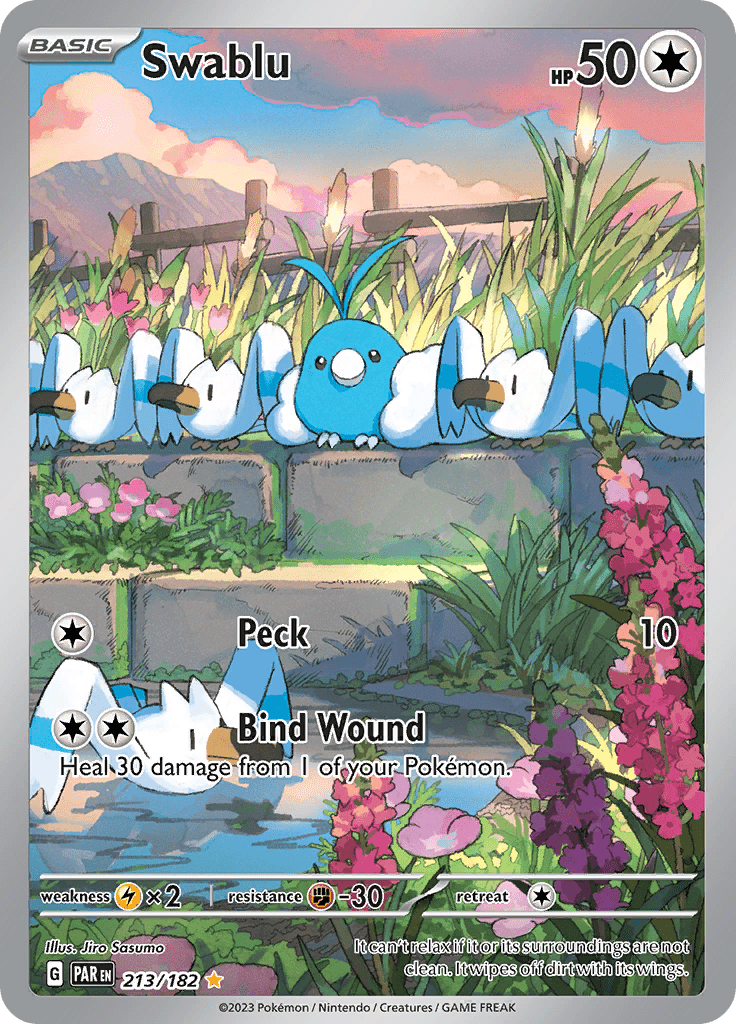Swablu (213/182) [Scarlet & Violet: Paradox Rift] Pokemon Single Pokémon  | Multizone: Comics And Games