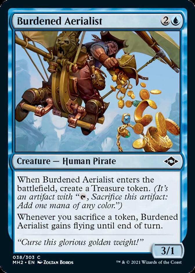 Burdened Aerialist [Modern Horizons 2] MTG Single Magic: The Gathering  | Multizone: Comics And Games