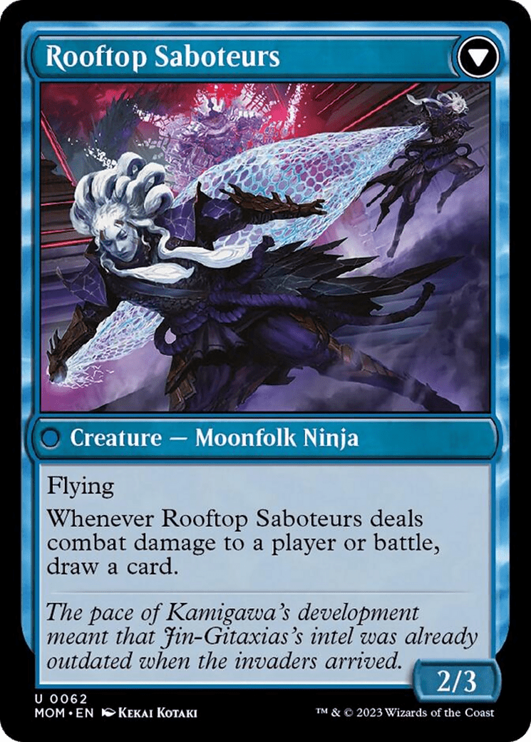 Invasion of Kamigawa // Rooftop Saboteurs [March of the Machine] MTG Single Magic: The Gathering  | Multizone: Comics And Games