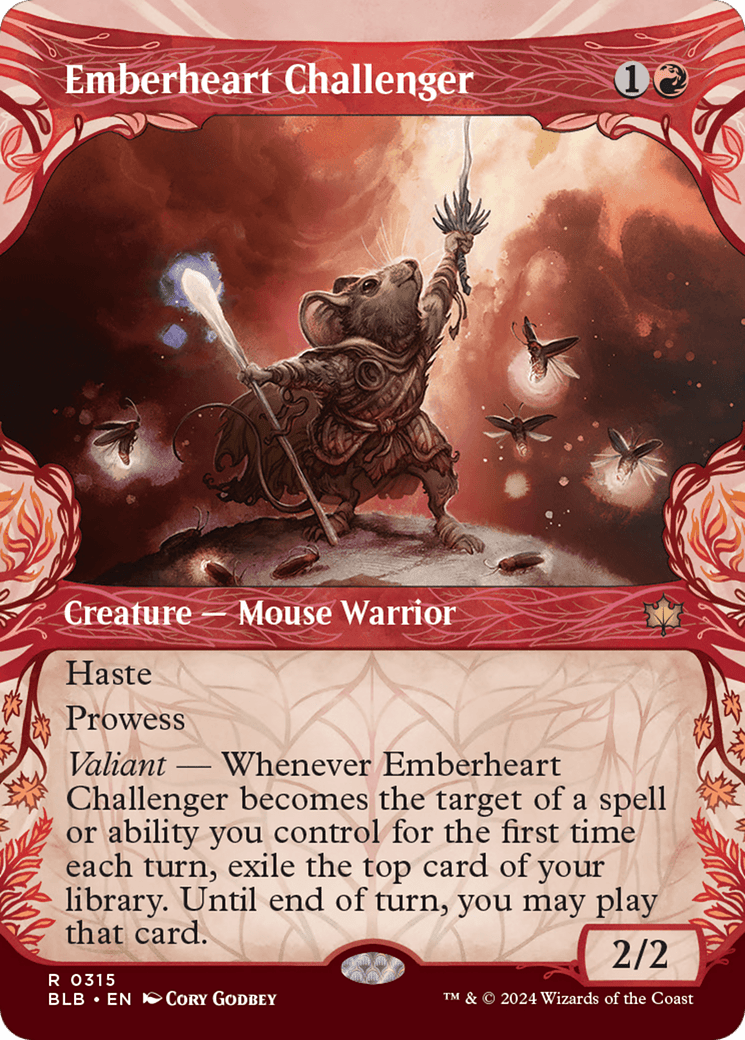 Emberheart Challenger (Showcase) [Bloomburrow] MTG Single Magic: The Gathering  | Multizone: Comics And Games