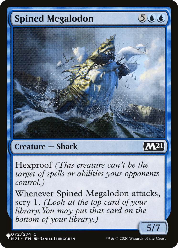 Spined Megalodon [The List] MTG Single Magic: The Gathering  | Multizone: Comics And Games