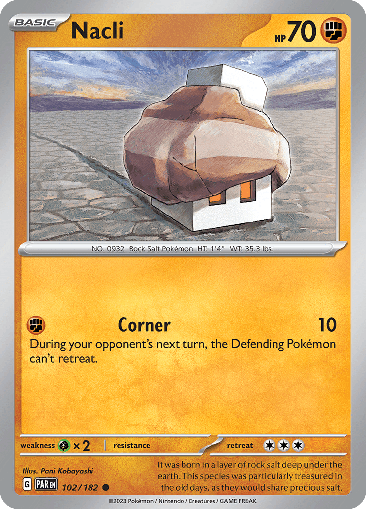 Nacli (102/182) [Scarlet & Violet: Paradox Rift] Pokemon Single Pokémon  | Multizone: Comics And Games