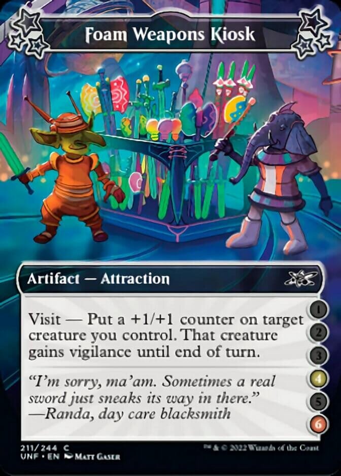 Foam Weapons Kiosk (4-6) [Unfinity] MTG Single Magic: The Gathering  | Multizone: Comics And Games