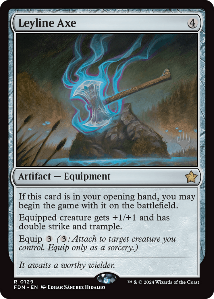Leyline Axe [Foundations Promos] MTG Single Magic: The Gathering  | Multizone: Comics And Games