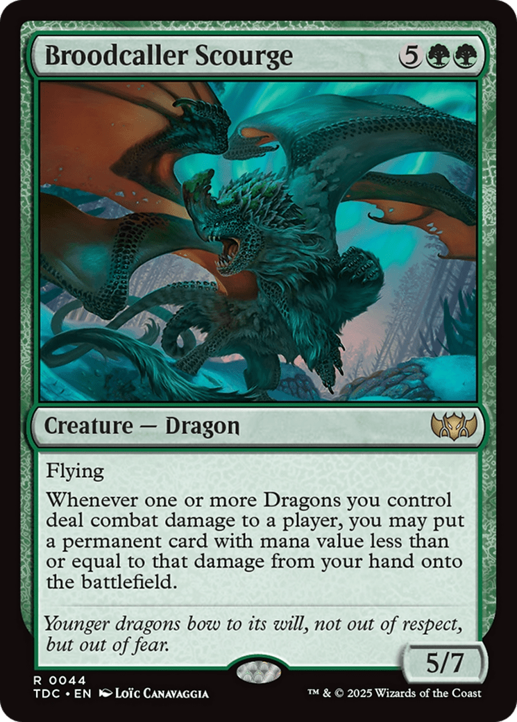 Broodcaller Scourge [Tarkir: Dragonstorm Commander] MTG Single Magic: The Gathering  | Multizone: Comics And Games