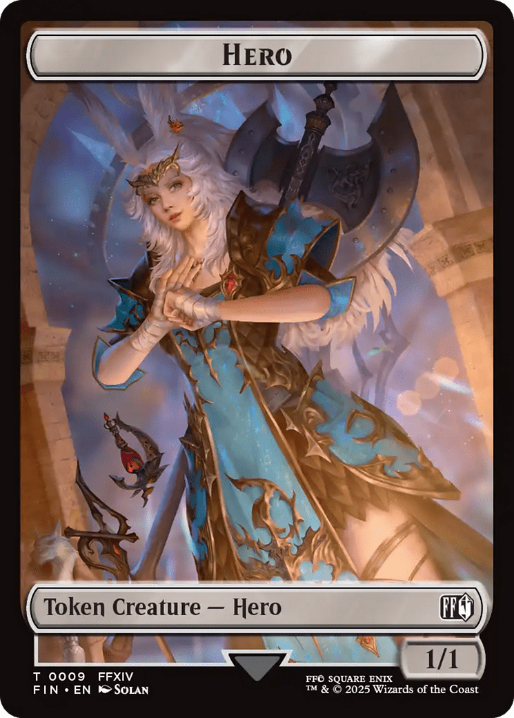 Hero (0009) // Treasure Double-Sided Token [FINAL FANTASY Tokens] MTG Single Magic: The Gathering  | Multizone: Comics And Games