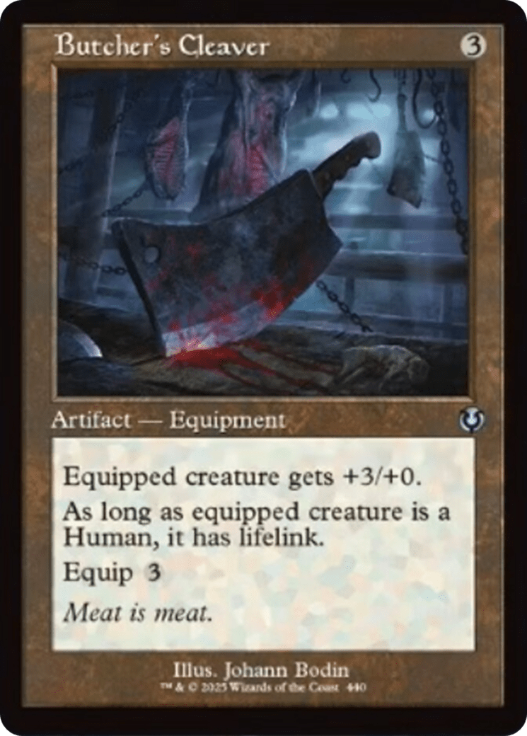 Butcher's Cleaver (Retro Frame) [Innistrad Remastered] MTG Single Magic: The Gathering  | Multizone: Comics And Games